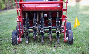 Lawn Aeration & Top Dressing - Murray Works
